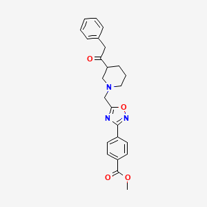 methyl 4-(5-{[3-(phenylacetyl)-1-piperidinyl]methyl}-1,2,4-oxadiazol-3-yl)benzoate