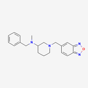 1-(2,1,3-benzoxadiazol-5-ylmethyl)-N-benzyl-N-methyl-3-piperidinamine