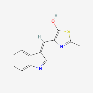 molecular formula C13H10N2OS B5953175 Bwyoisfegiwoni-sdqbbnpisa- 