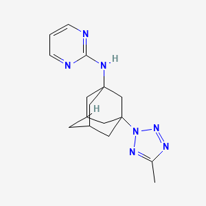 N-[3-(5-methyl-2H-tetrazol-2-yl)-1-adamantyl]-2-pyrimidinamine