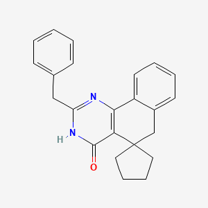 2-benzyl-3H-spiro[benzo[h]quinazoline-5,1'-cyclopentan]-4(6H)-one