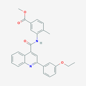 methyl 3-({[2-(3-ethoxyphenyl)-4-quinolinyl]carbonyl}amino)-4-methylbenzoate