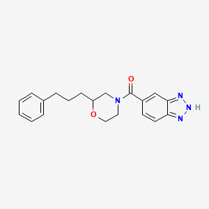 2H-benzotriazol-5-yl-[2-(3-phenylpropyl)morpholin-4-yl]methanone