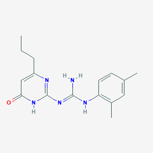 N-(2,4-dimethylphenyl)-N'-(6-oxo-4-propyl-1,6-dihydro-2-pyrimidinyl)guanidine