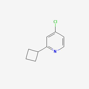4-Chloro-2-cyclobutylpyridine