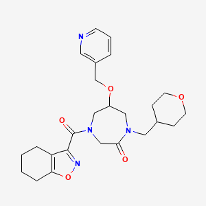 6-(pyridin-3-ylmethoxy)-4-(4,5,6,7-tetrahydro-2,1-benzisoxazol-3-ylcarbonyl)-1-(tetrahydro-2H-pyran-4-ylmethyl)-1,4-diazepan-2-one