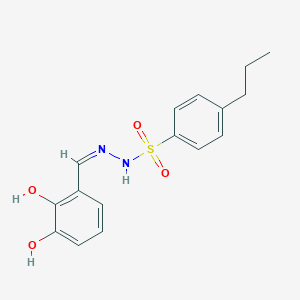 N'-(2,3-dihydroxybenzylidene)-4-propylbenzenesulfonohydrazide