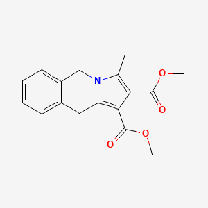 Pyrrolo(1,2-b)isoquinoline-1,2-dicarboxylic acid, 5,10-dihydro-3-methyl-, dimethyl ester