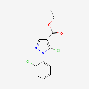 ethyl 5-chloro-1-(2-chlorophenyl)-1H-pyrazole-4-carboxylate