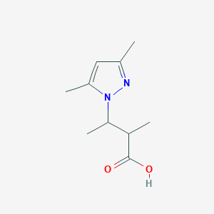 3-(3,5-dimethyl-1H-pyrazol-1-yl)-2-methylbutanoic acid