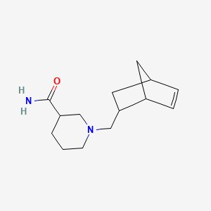 1-(2-Bicyclo[2.2.1]hept-5-enylmethyl)piperidine-3-carboxamide