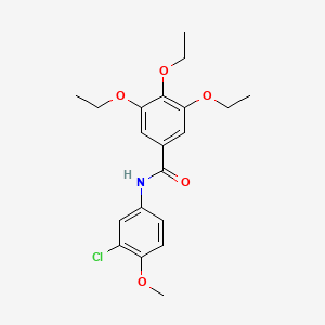 N-(3-chloro-4-methoxyphenyl)-3,4,5-triethoxybenzamide