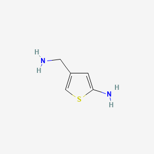 B595378 3-Thiophenemethanamine, 5-amino- CAS No. 197893-34-8