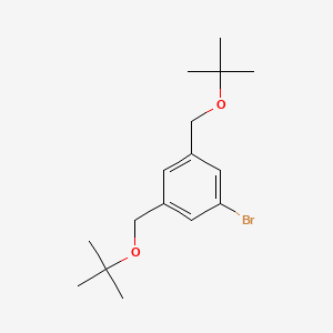 B595381 1-Bromo-3,5-bis(tert-butoxymethyl)benzene CAS No. 1245644-77-2