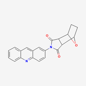 2-Acridin-2-yl-3a,4,5,6,7,7a-hexahydro-4,7-epoxyisoindole-1,3-dione