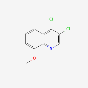 B595386 3,4-Dichloro-8-methoxyquinoline CAS No. 16797-43-6