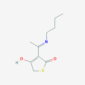 4-(N-butyl-C-methylcarbonimidoyl)-3-hydroxy-2H-thiophen-5-one