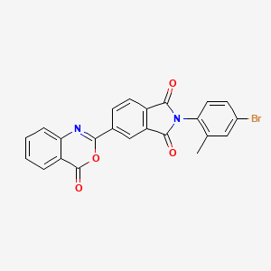 2-(4-BROMO-2-METHYLPHENYL)-5-(4-OXO-4H-3,1-BENZOXAZIN-2-YL)-2,3-DIHYDRO-1H-ISOINDOLE-1,3-DIONE