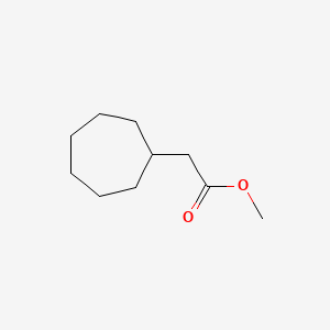 molecular formula C10H18O2 B595394 2-环庚基乙酸甲酯 CAS No. 14224-70-5