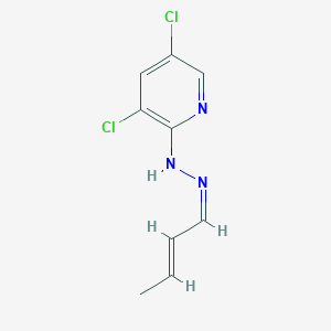 molecular formula C9H9Cl2N3 B5953948 2-butenal (3,5-dichloro-2-pyridinyl)hydrazone 