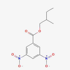molecular formula C12H14N2O6 B595398 2-Methylbutyl 3,5-dinitrobenzoate CAS No. 10574-45-5