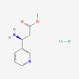 B595399 (S)-methyl 3-amino-3-(pyridin-3-yl)propanoate hydrochloride CAS No. 198959-36-3