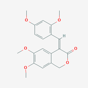 4-(2,4-dimethoxybenzylidene)-6,7-dimethoxy-1,4-dihydro-3H-isochromen-3-one