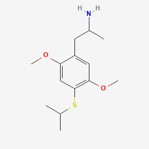 molecular formula C14H23NO2S B595406 1-(2,5-Dimethoxy-4-i-propylthiophenyl)-2-aminopropane CAS No. 123643-26-5