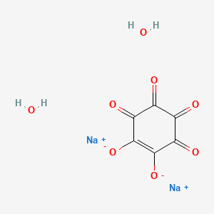 molecular formula C6H4Na2O8 B595408 Rhodizonic acid, disodium salt dihydrate CAS No. 166316-02-5