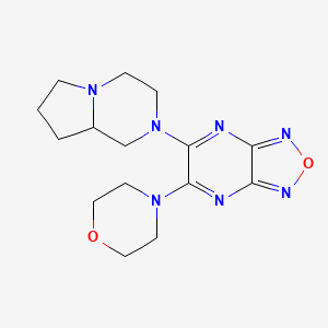 5-(hexahydropyrrolo[1,2-a]pyrazin-2(1H)-yl)-6-(4-morpholinyl)[1,2,5]oxadiazolo[3,4-b]pyrazine