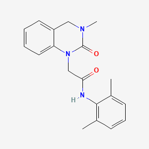 N-(2,6-dimethylphenyl)-2-(3-methyl-2-oxo-3,4-dihydro-1(2H)-quinazolinyl)acetamide