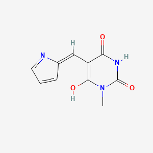 1-methyl-5-(1H-pyrrol-2-ylmethylene)-2,4,6(1H,3H,5H)-pyrimidinetrione