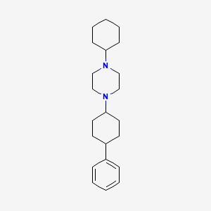 1-cyclohexyl-4-(4-phenylcyclohexyl)piperazine