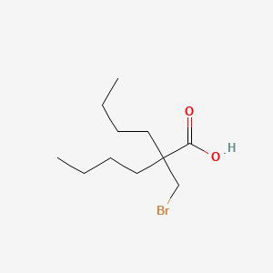 2-(Bromomethyl)-2-butylhexanoic acid