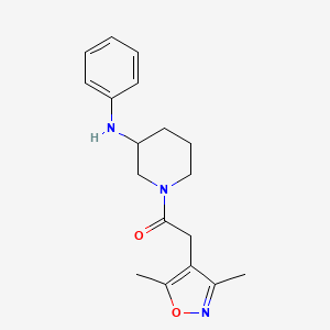 1-[(3,5-dimethyl-4-isoxazolyl)acetyl]-N-phenyl-3-piperidinamine