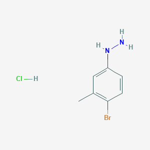 (4-Bromo-3-methylphenyl)hydrazine hydrochloride