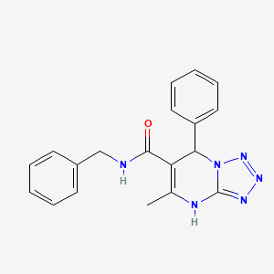 N-benzyl-5-methyl-7-phenyl-4,7-dihydrotetrazolo[1,5-a]pyrimidine-6-carboxamide