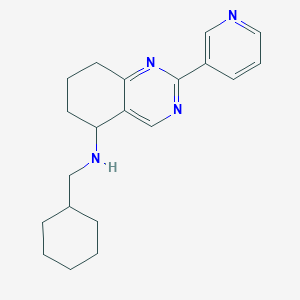 N-(cyclohexylmethyl)-2-(3-pyridinyl)-5,6,7,8-tetrahydro-5-quinazolinamine