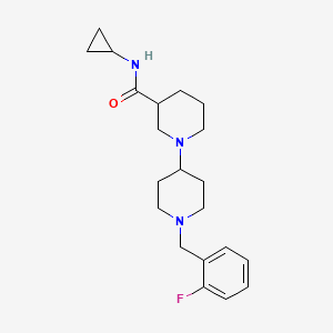 N-cyclopropyl-1'-(2-fluorobenzyl)-1,4'-bipiperidine-3-carboxamide