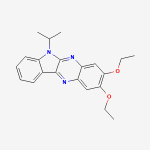 8,9-Diethoxy-5-(methylethyl)indolo[2,3-b]quinoxaline