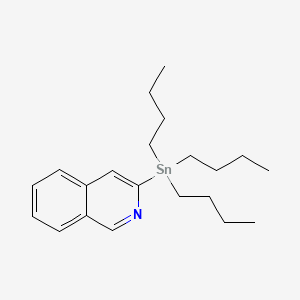 molecular formula C21H33NSn B595447 3-(Tributylstannyl)isoquinoline CAS No. 166114-73-4