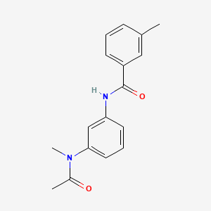 N-{3-[acetyl(methyl)amino]phenyl}-3-methylbenzamide