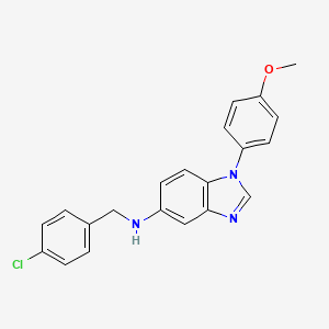 N-(4-chlorobenzyl)-1-(4-methoxyphenyl)-1H-benzimidazol-5-amine