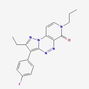 2-ethyl-3-(4-fluorophenyl)-7-propylpyrazolo[5,1-c]pyrido[4,3-e][1,2,4]triazin-6(7H)-one