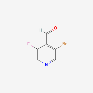 B595454 3-Bromo-5-fluoroisonicotinaldehyde CAS No. 1227573-02-5