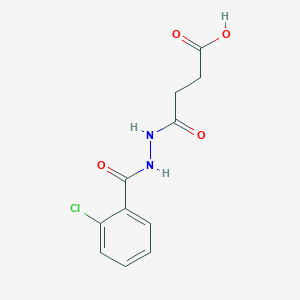 4-[2-(2-chlorobenzoyl)hydrazino]-4-oxobutanoic acid