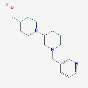 molecular formula C17H27N3O B5954622 [1'-(3-pyridinylmethyl)-1,3'-bipiperidin-4-yl]methanol 