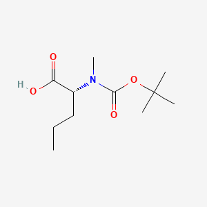 molecular formula C11H21NO4 B595464 Boc-N-methyl-D-norvaline CAS No. 177659-77-7