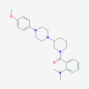 2-({3-[4-(4-methoxyphenyl)-1-piperazinyl]-1-piperidinyl}carbonyl)-N,N-dimethylaniline