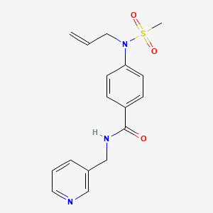 4-[allyl(methylsulfonyl)amino]-N-(3-pyridinylmethyl)benzamide